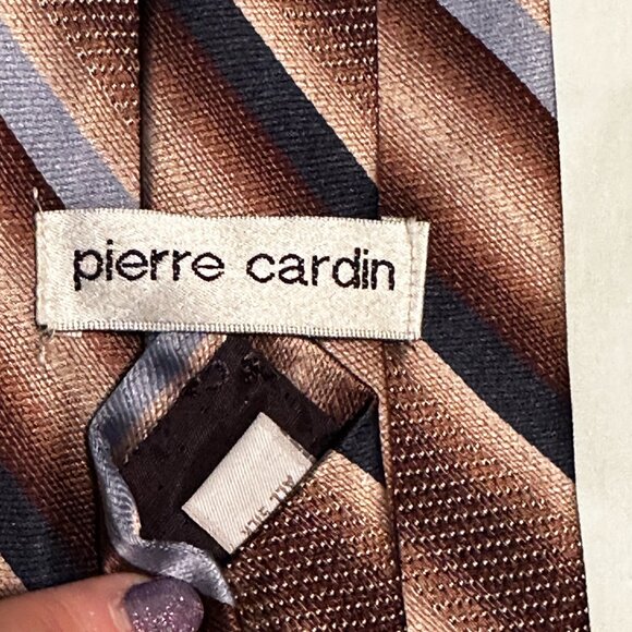 Vintage Pierre Cardin WIDE Silk Tie - Picture 3 of 4